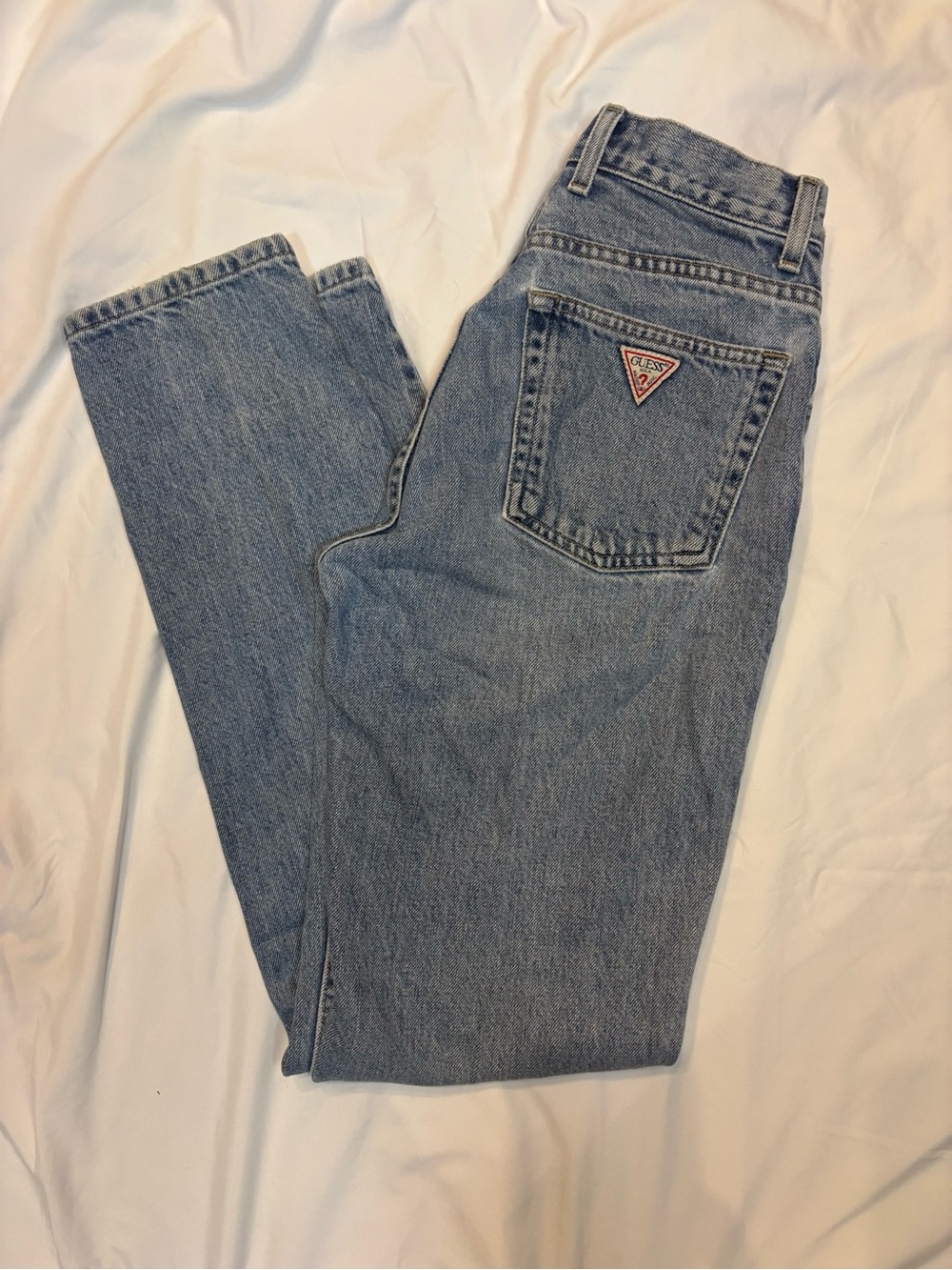 GUESS Light Blue Denim Jeans with Signature Label